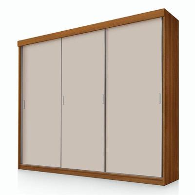 Guarda Roupa Casal ímola 3 Portas De Correr Carvalho New Off White Pina - Luapa
