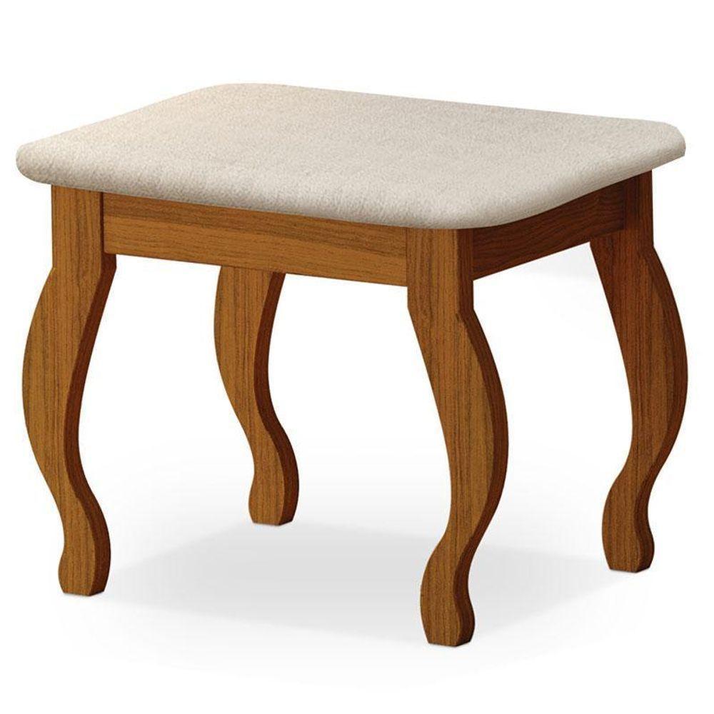 Banqueta Com Almofada Para Penteadeira Freijó ? Luapa - 1