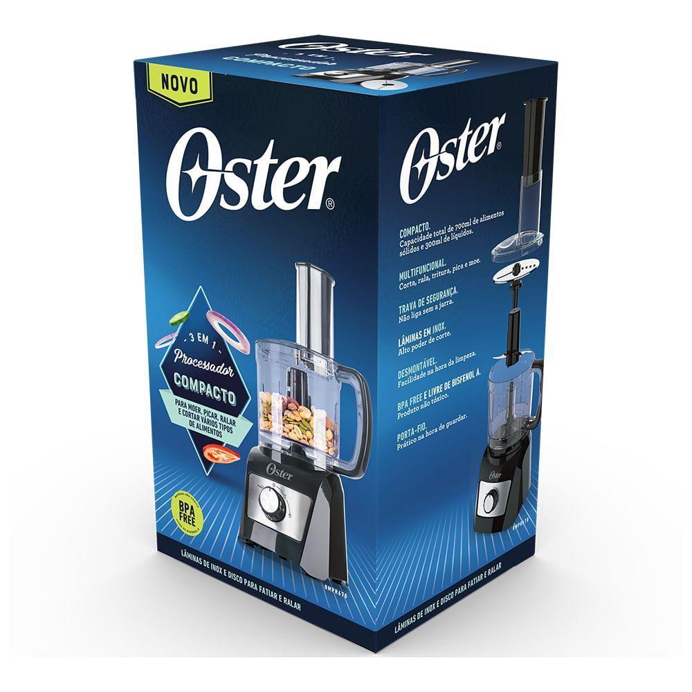 Processador De Alimentos Oster Compacto 3 Em 1 110V - 8