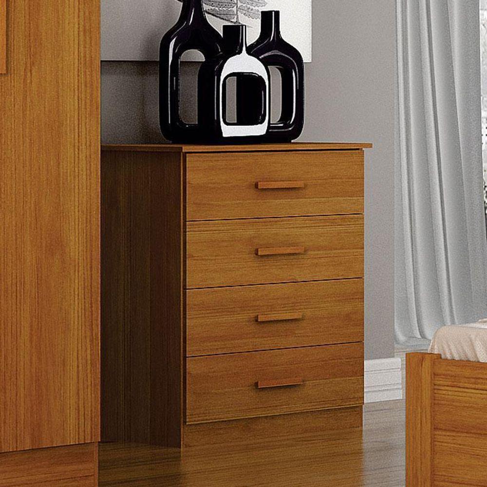 Cômoda Rubi 4 Gavetas Cinamomo ? Leifer Móveis - 3