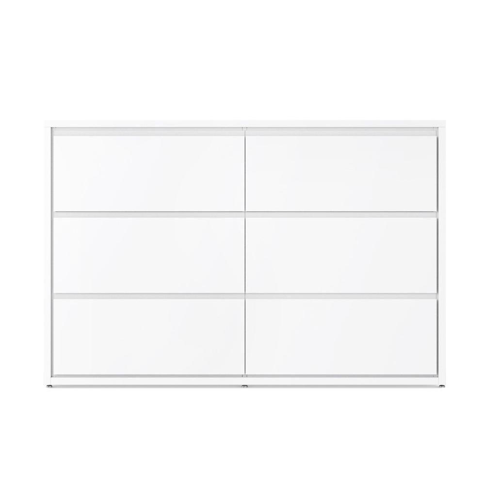 Cômoda Infantil 6 Gavetas Coleção Wood Divicar Branco - 2