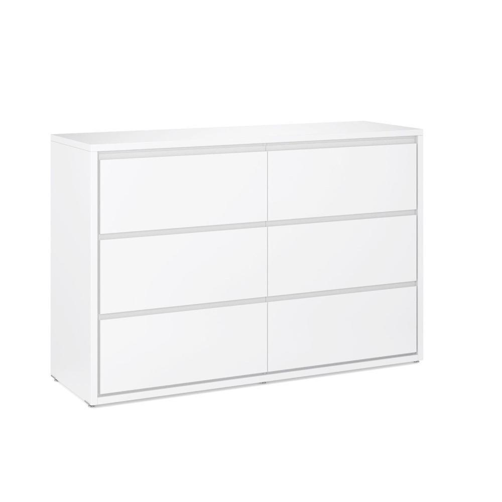 Cômoda Infantil 6 Gavetas Coleção Wood Divicar Branco - 3