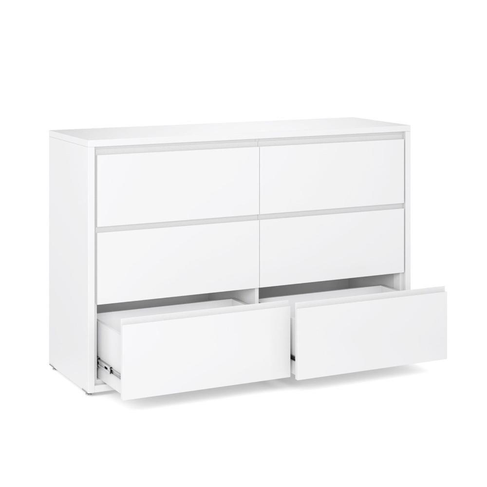 Cômoda Infantil 6 Gavetas Coleção Wood Divicar Branco - 4