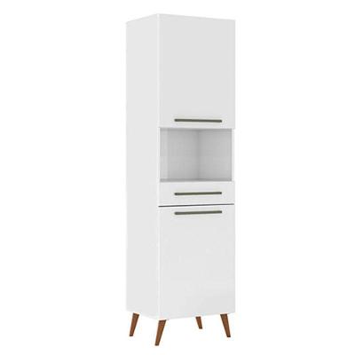 Paneleiro Para Micro-ondas Favorita Branco Lacca ? Zanzini