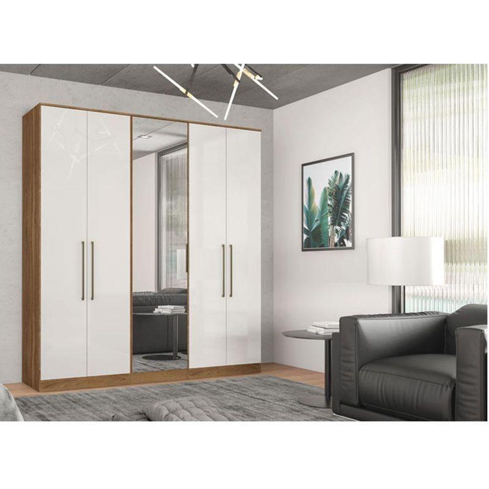 Quarto De Casal Irlanda Composição 5 Amêndola Branco ? Demartêz - 3