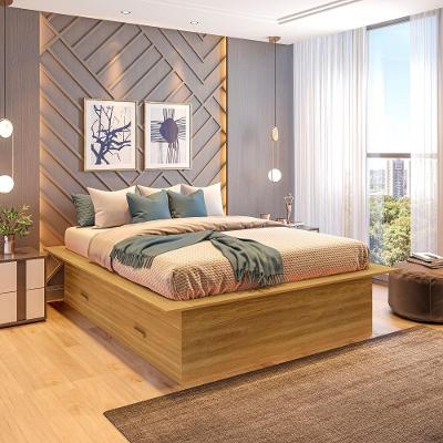 Cama Box Casal Essenza 04 Gavetas Freijó