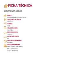 Mesa De Jantar Diane 180cm Tampo Mdf Vidro 6 Cadeiras Lisboa Moderna Veludo Marrom Off White Naturale Serigrafia - 6