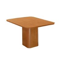 Mesa De Jantar Eloise 90cm Tampo Mdf Canto Copo Moderna Naturalle - 1
