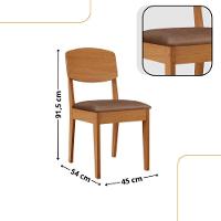 Mesa De Jantar Isadora 180cm Tampo Mdf Laminado Tork Naturale Off White - 3