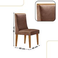 Mesa De Jantar Isadora 180cm Tampo Mdf Laminado Tork Naturale Off White - 3