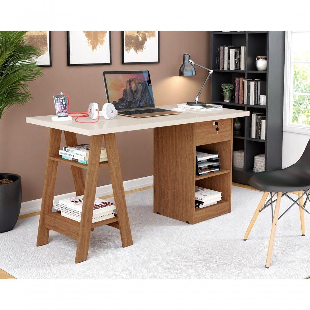Escrivaninha Para Escritório Ou Quarto Estudos E Computador - 1