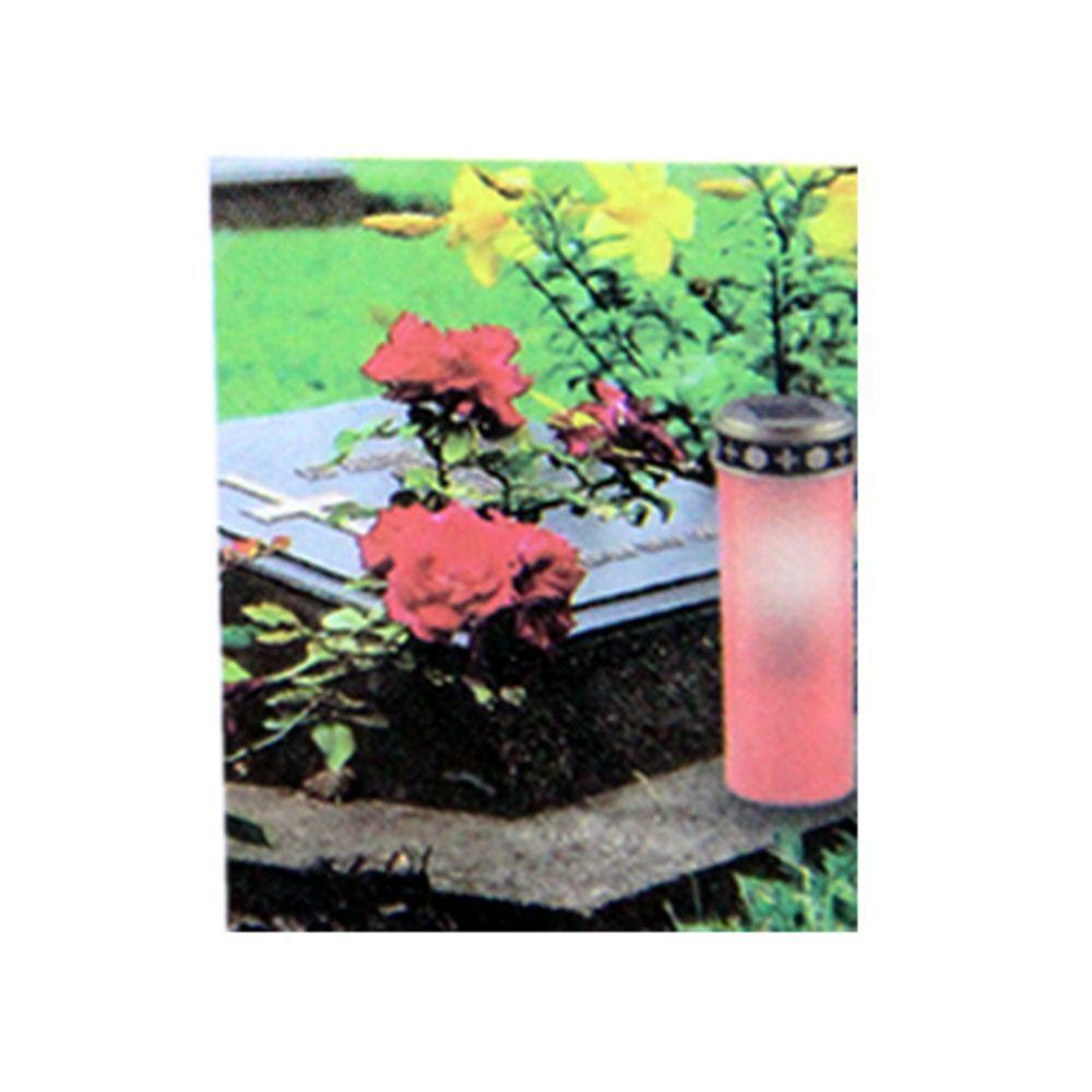 Luminária Solar Led Tipo Vela Para Jardim E Area Externa - 3