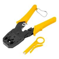 Alicate Crimpar Corte Decapador Cabo De Rede Rj11 Rj12 Rj45 Bom-1703 - 6