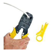 Alicate Crimpar Corte Decapador Cabo De Rede Rj11 Rj12 Rj45 Bom-1703 - 7