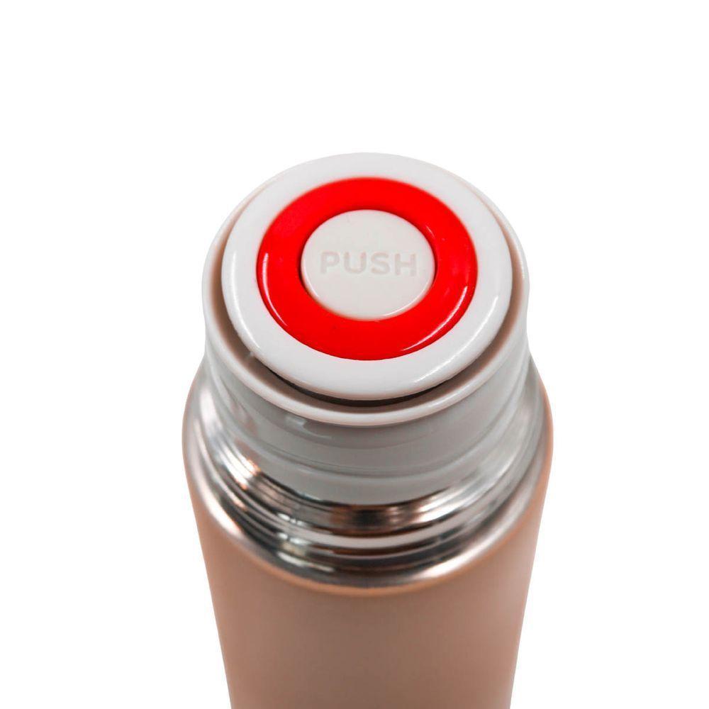 Garrafa Termica Com Copo Parede Dupla Inox Squeeze 500ML Rosa - 2