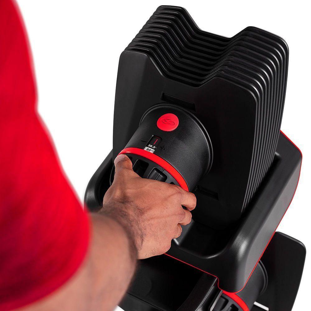 Kit Barra Regulável Bowflex 2080 + Estante De Suporte - 4