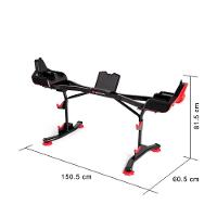 Kit Barra Regulável Bowflex 2080 + Estante De Suporte - 2