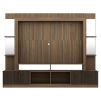 Estante Com Suporte Tv 65" Prateleiras C/ Espelho Oslo Multimóveis V3385 Madeirado/Tenerife - 3