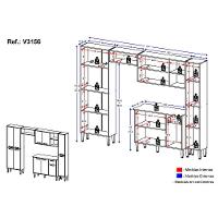 Cozinha Compacta Com Armário E Balcão Xangai Classic Multimóveis Branca Branco - 6