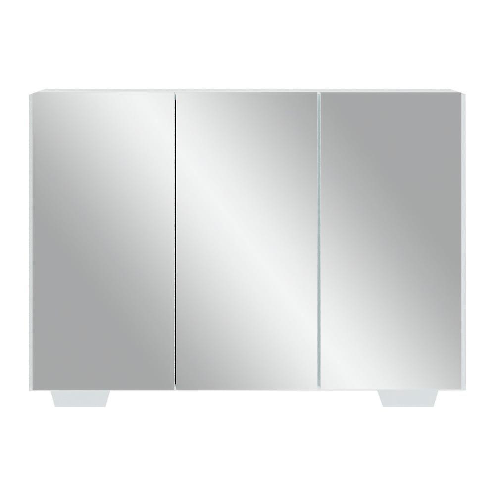 Aparador 3 Portas Com Espelho Mp1014 Branco - 6