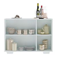 Aparador 3 Portas Com Espelho Mp1014 Branco - 5