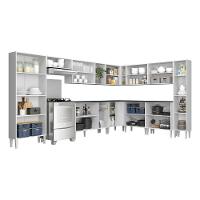 Cozinha Completa Xangai Pop Fg3152 Com Armário E Balcão Branca - 3