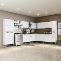 Cozinha Completa Xangai Pop Fg3152 Com Armário E Balcão Branca - 6