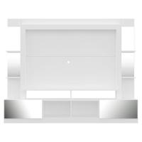 Estante Com Suporte Tv 65" E Espelho Oslo Multimóveis V3381 Branca Branco - 3