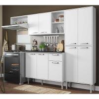 Armário De Cozinha Compacta Xangai Multimóveis V2840 Branco Branco - 6