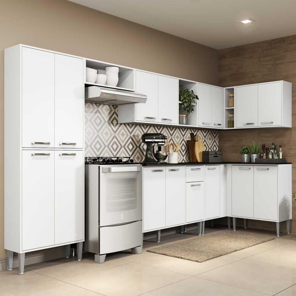 Cozinha Completa Armário e Balcão Xangai Soul Multimóveis - 5