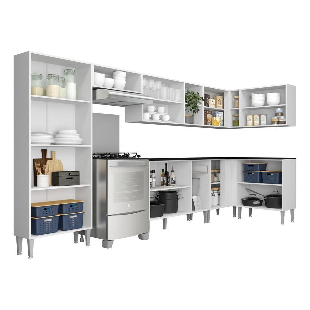 Cozinha Completa Armário e Balcão Xangai Soul Multimóveis - 6