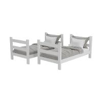 Beliche - Vira 2 Camas - Com Colchões Inclusos Dubai Multimóveis Vcr4158 Branco - 3