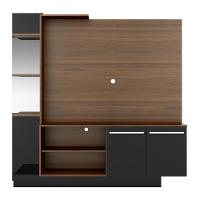 Estante Tv 55" Com Espelho Denver Multimóveis V3148 Madeirada/Preta Duna/Preto - 5