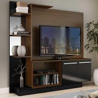 Estante Tv 55" Com Espelho Denver Multimóveis V3148 Madeirada/Preta Duna/Preto - 17