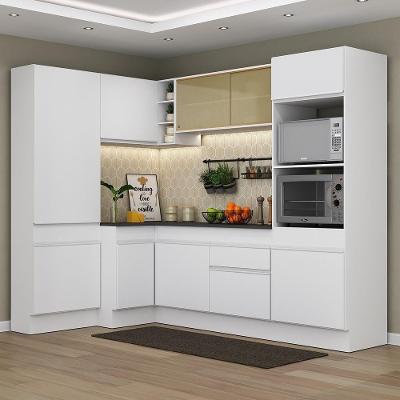 Armário De Cozinha Completa De Canto Branco