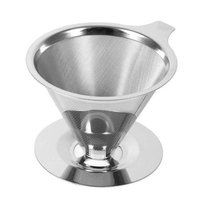 Coador De Cafe Aço Inox Reutilizavel Ecologico Pequeno