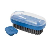 Escova Lava Louça Dispenser De Detergente Limpeza Cozinha Lavanderia Azul - 2