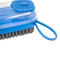 Escova Lava Louça Dispenser De Detergente Limpeza Cozinha Lavanderia Azul