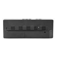 Relogio Despertador Digital Led Usb Pilha Portatil Alarme Cabeceira Preto - 3