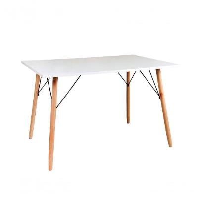 Mesa Eames Eiffel Retangular 80 X 120 Cm Branca