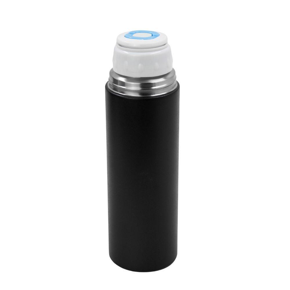 Garrafa Térmica Parede Dupla 3 Copo Aço Inox Squeeze 500ml Preto - 3
