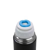 Garrafa Térmica Parede Dupla 3 Copo Aço Inox Squeeze 500ml Preto - 2