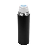 Garrafa Térmica Parede Dupla 3 Copo Aço Inox Squeeze 500ml Preto - 3