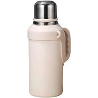 Garrafa Térmica Inox Com Alça Academia Passeio Viagem Branco - 1