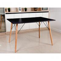 Mesa Eames Eiffel Retangular 90 X 120 Cm Preta - 2