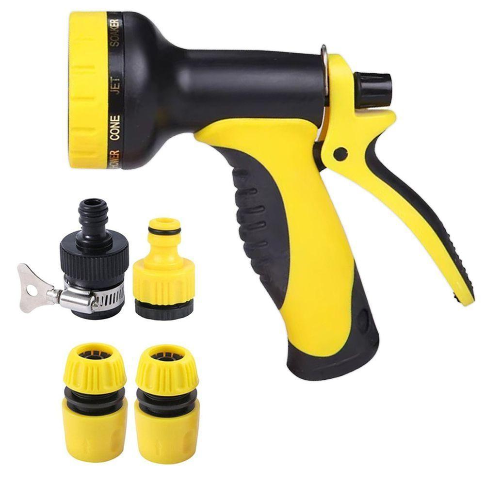 Esguicho 8 Jatos Engate Rápido Para Mangueira Conector - 1