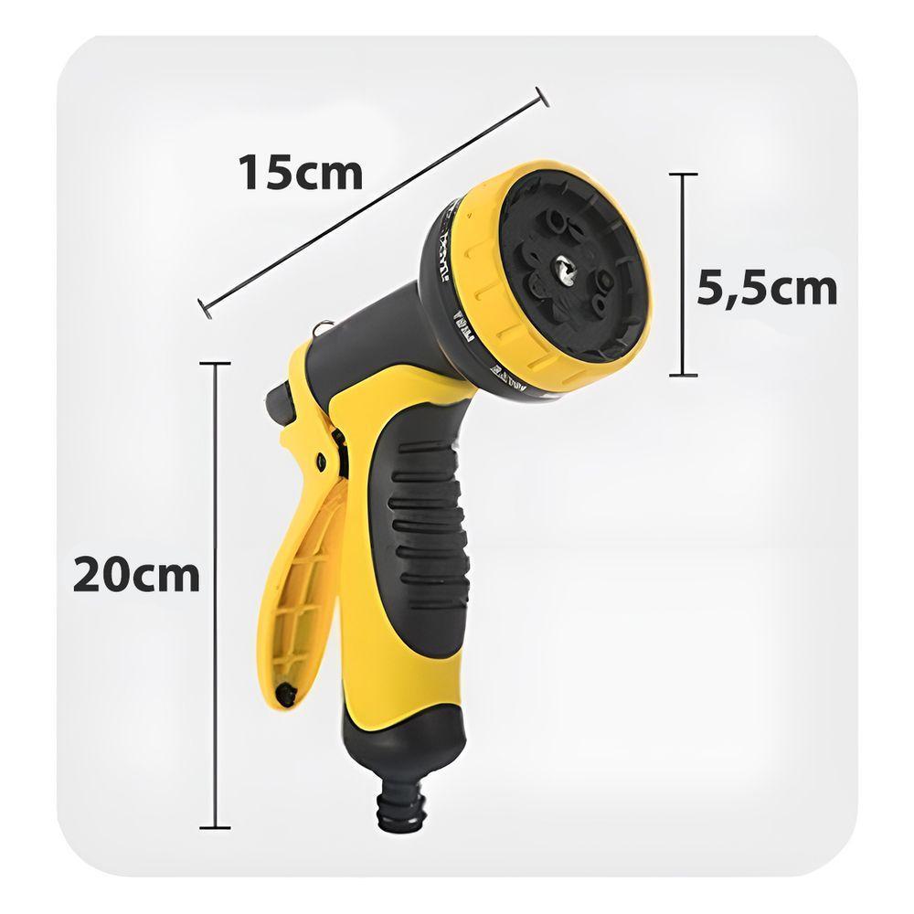 Esguicho 8 Jatos Engate Rápido Para Mangueira Conector - 6