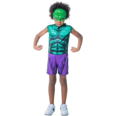 Kit Infantil Fantasia Hulk - Gg