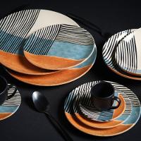 Conjunto De Xícara De Cafezinho Com Pires 06 Peças Coup Abstrata Porto Brasil - 5