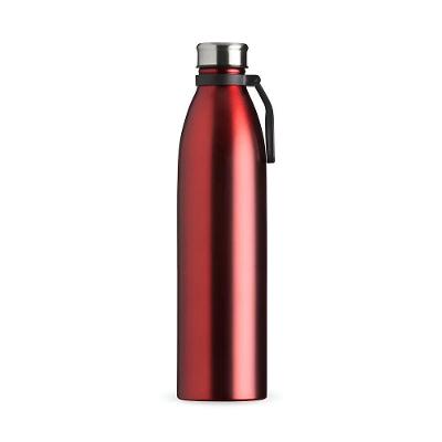 Garrafa De Inox Fosca Com Alça Academia Passeio Vermelho